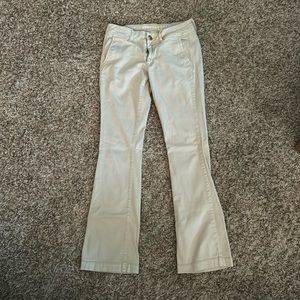 American Eagle (super stretch) khakis - 6 long